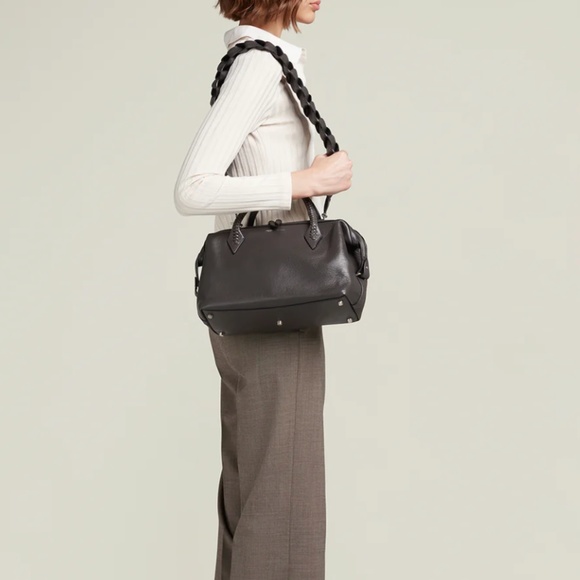 METIER 'Verite City Small' Elvis Anthracite (Gray) Bag - MSRP $3450 - BNIB - Picture 4 of 5